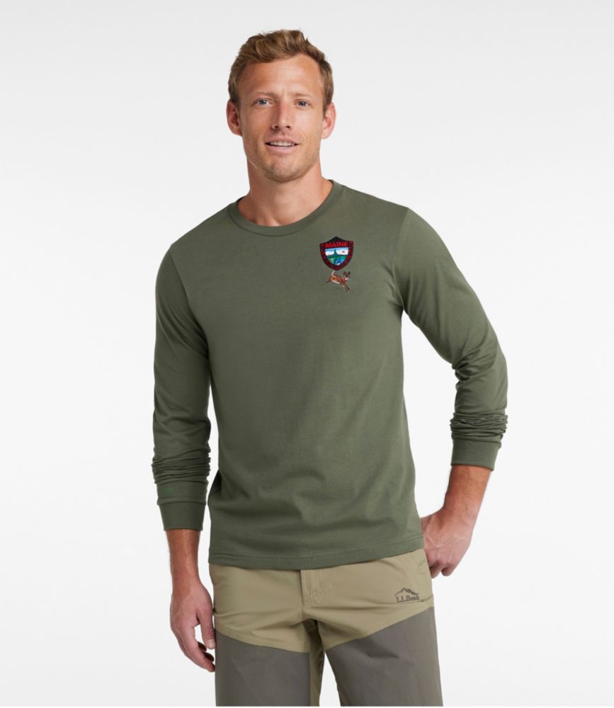 Men's MIF&W Tee, Long-Sleeve White-Tailed Deer - US 4810