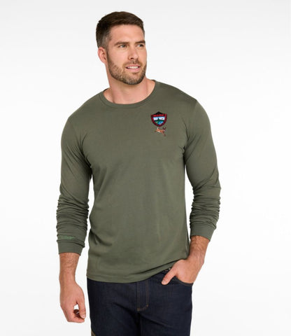 Men's MIF&W Tee, Long-Sleeve White-Tailed Deer - US 4810