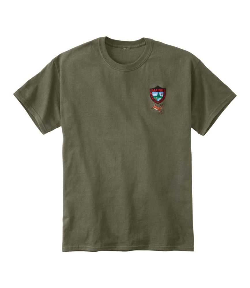 Men's Maine Inland Fisheries and Wildlife Tee, White-Tailed Deer - US 3793
