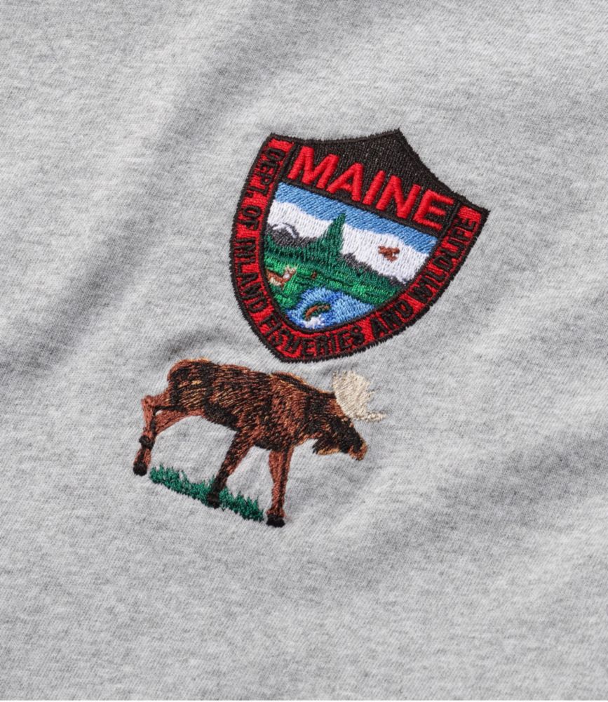 Men's Maine Inland Fisheries and Wildlife Tee, Moose - US 5865
