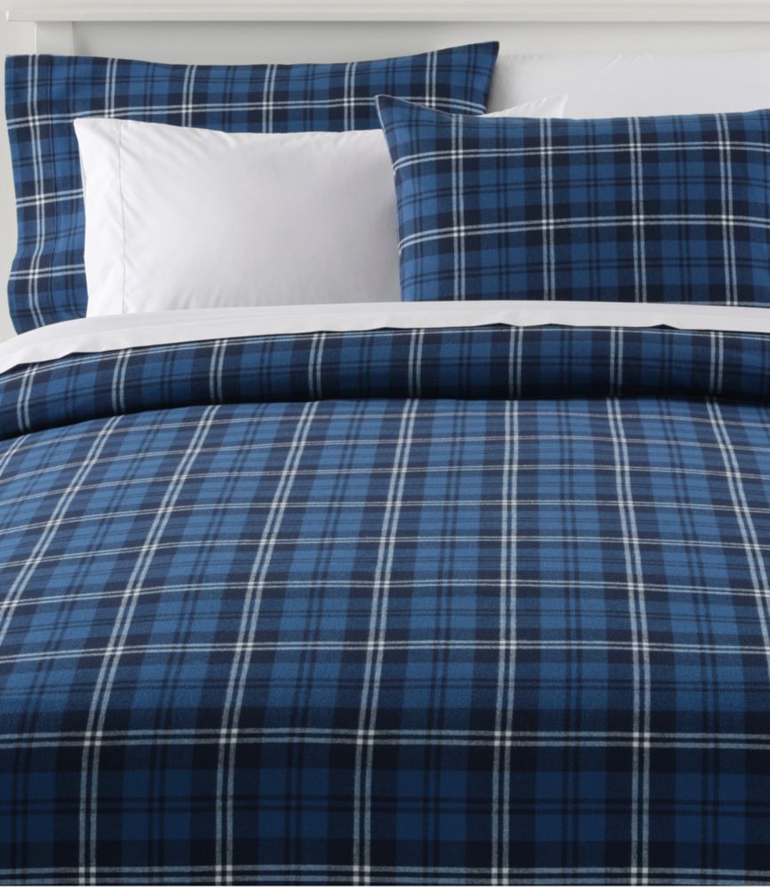 Heritage Chamois Flannel Comforter Cover Collection, Plaid - US 8723