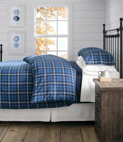 Heritage Chamois Flannel Comforter Cover Collection, Plaid - US 8723