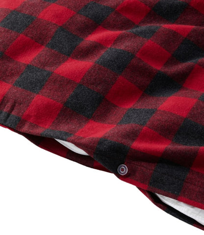 Heritage Chamois Flannel Comforter Cover Collection, Plaid - US 4031