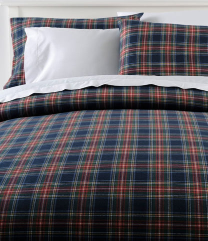 Heritage Chamois Flannel Comforter Cover Collection, Plaid - US 7436