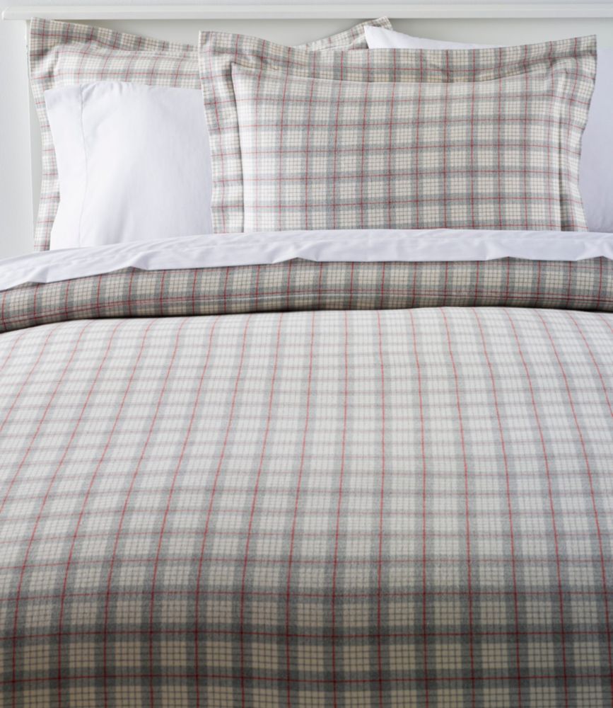 Heritage Chamois Flannel Comforter Cover Collection, Plaid - US 6986