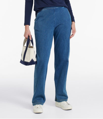 Women's Perfect Fit Pants, Denim Straight-Leg - US 7494