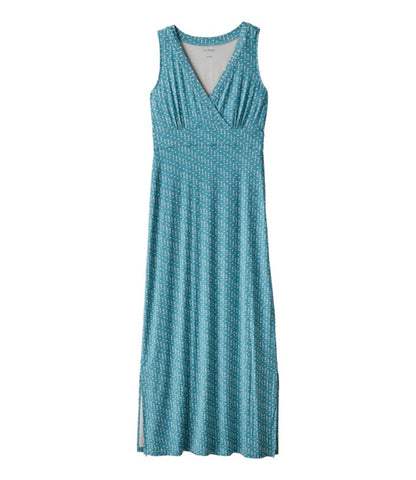 Women's Summer Knit Maxi Dress, Print - US 5610