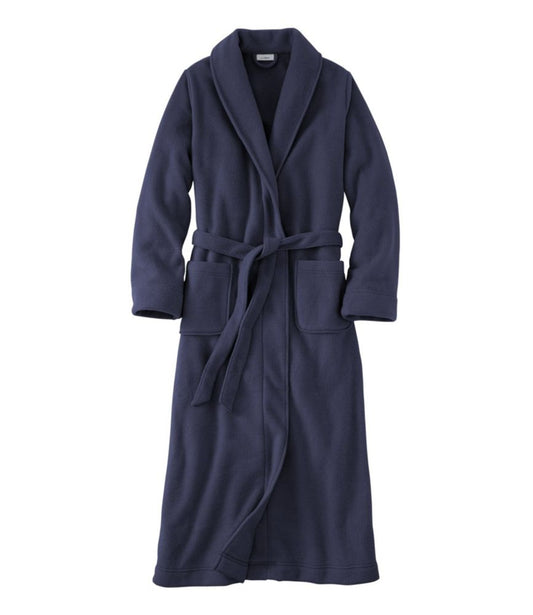 Women's Winter Fleece Robe, Wrap-Front - US 1828