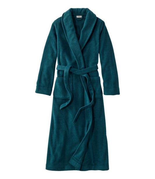 Women's Winter Fleece Robe, Wrap-Front - US 0091