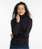 Women's Pima Cotton Turtleneck, Long-Sleeve - US 6843