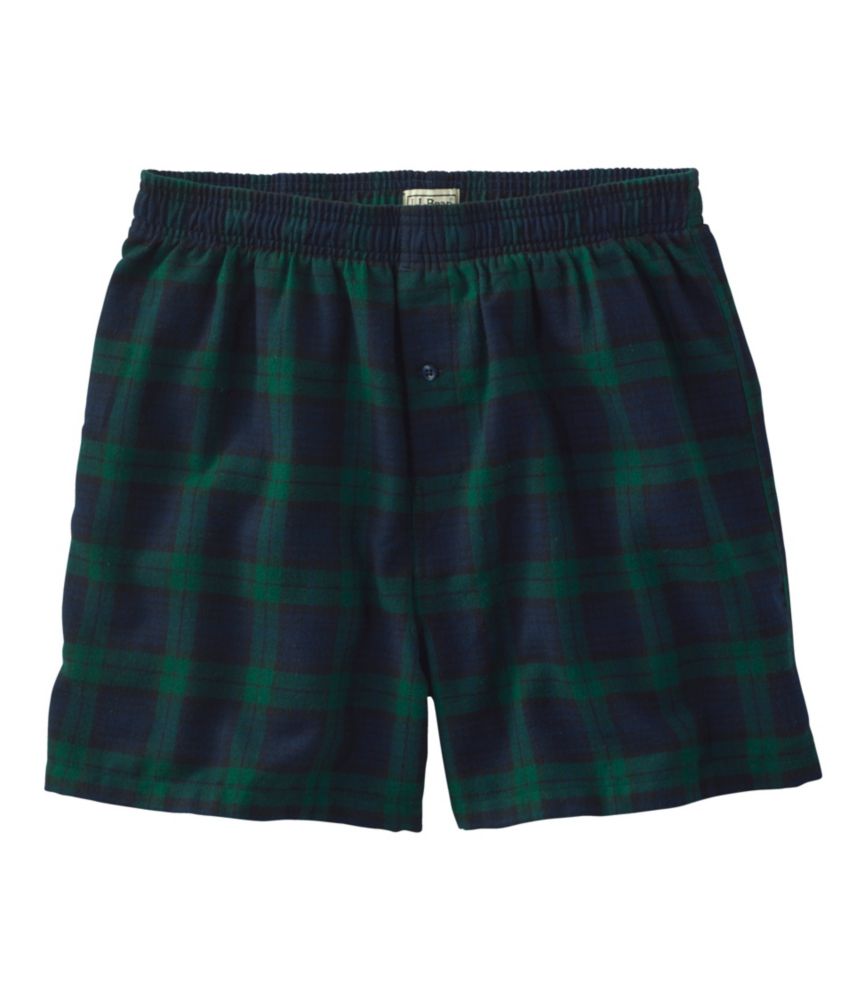 Men's Scotch Plaid Flannel Boxers - US 8047