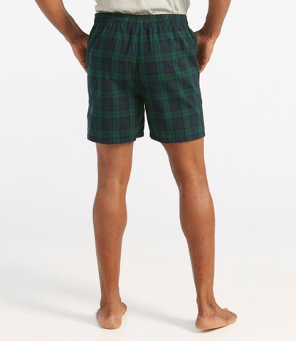 Men's Scotch Plaid Flannel Boxers - US 8047