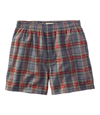 Men's Scotch Plaid Flannel Boxers - US 8993