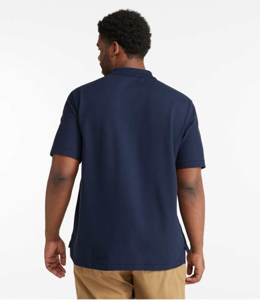 Men's Premium Double L® Polo, Hemmed Short-Sleeve with Pocket - US 7371