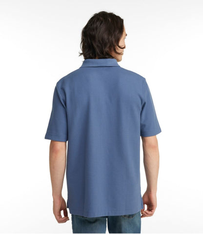 Men's Premium Double L® Polo, Hemmed Short-Sleeve with Pocket - US 2726
