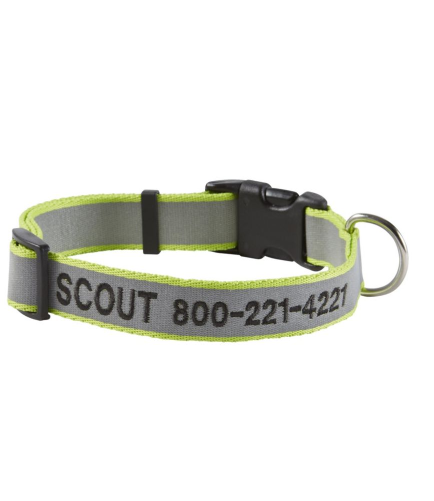 Personalized Pet Collar, Reflective - US 9124