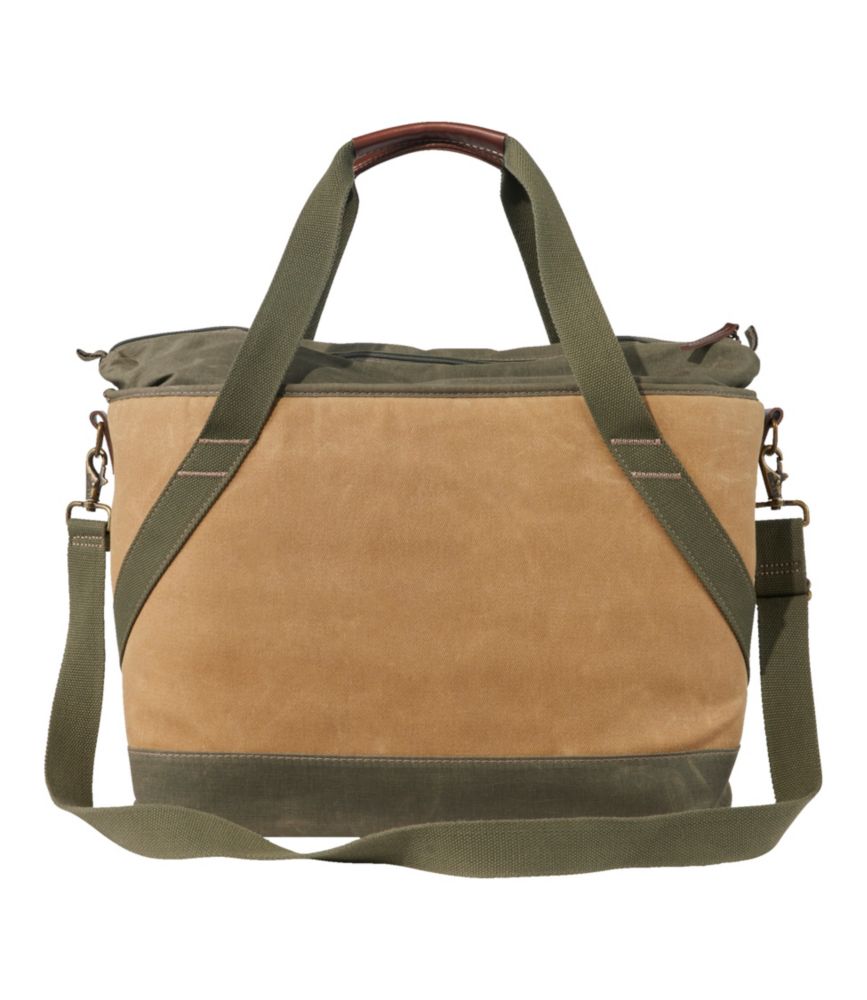 Insulated Waxed-Canvas Tote, Large - US 5234