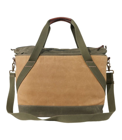 Insulated Waxed-Canvas Tote, Large - US 5234