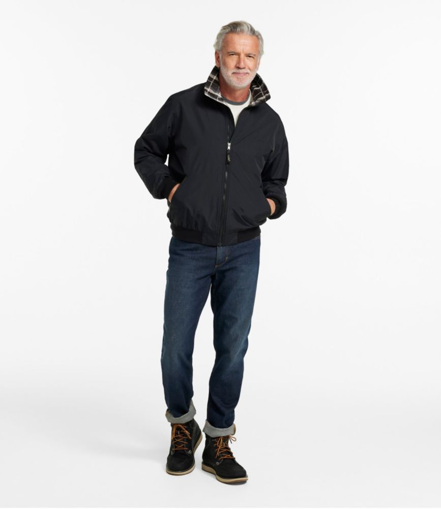 Men's Warm-Up Jacket, Flannel-Lined - US 5226