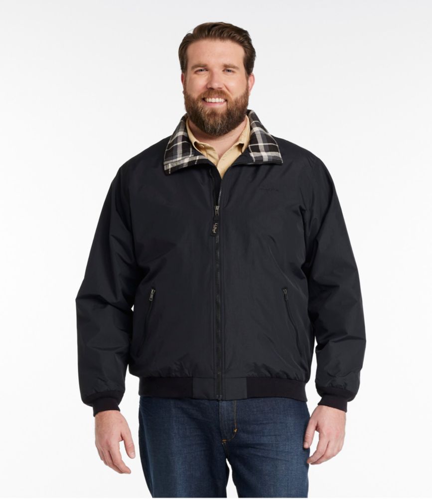 Men's Warm-Up Jacket, Flannel-Lined - US 5226