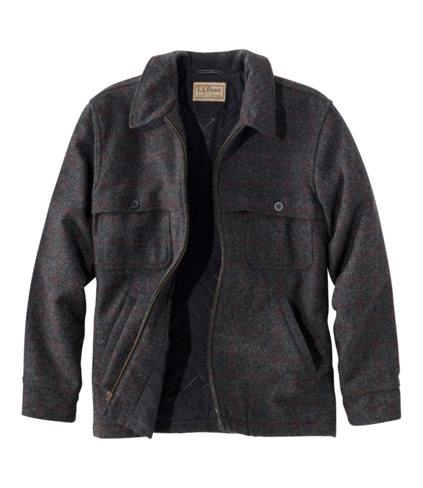 Men's Maine Guide Zip-Front Jac-Shirt with PrimaLoft, Plaid - US 8063