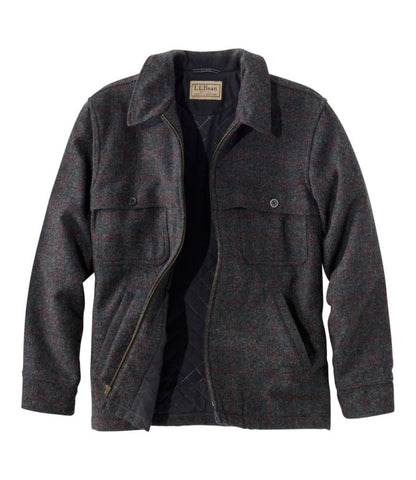 Men's Maine Guide Zip-Front Jac-Shirt with PrimaLoft, Plaid - US 8063