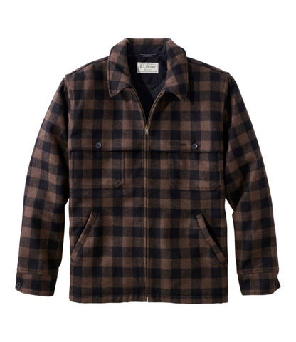 Men's Maine Guide Zip-Front Jac-Shirt with PrimaLoft, Plaid - US 9051