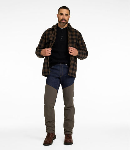 Men's Maine Guide Zip-Front Jac-Shirt with PrimaLoft, Plaid - US 9051