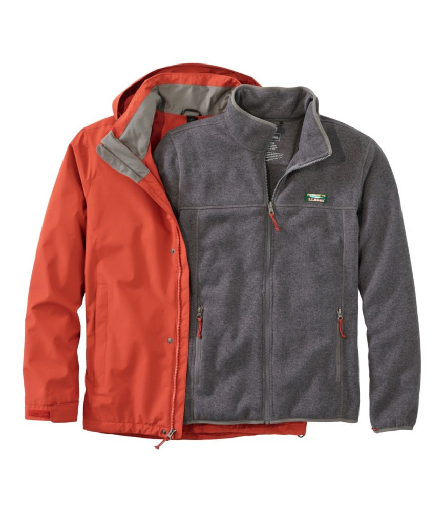 Men's L.L.Bean Sweater Fleece 3-in-1 Jacket - US 7154