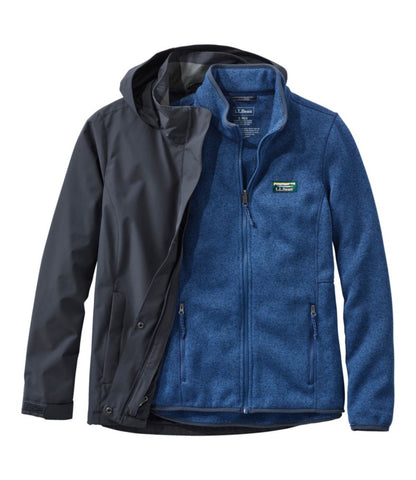 Women's L.L.Bean Sweater Fleece 3-in-1 Jacket - US 7198