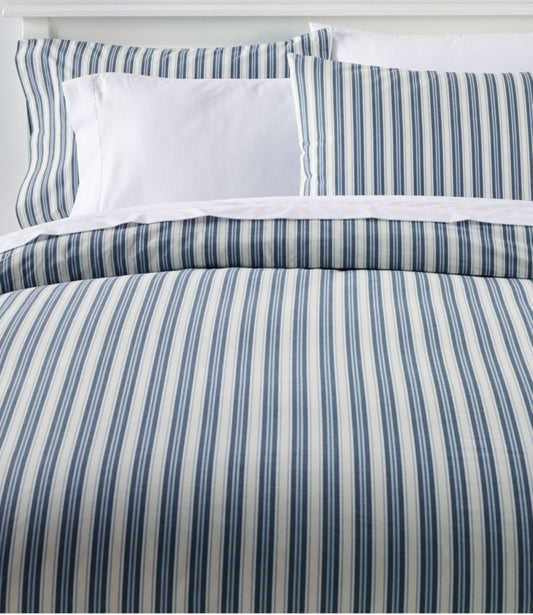 Sunwashed Percale Comforter Cover, Stripe - US 1546