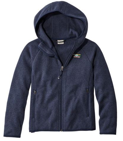 Kids' L.L.Bean Sweater Fleece, Hooded - US 7506