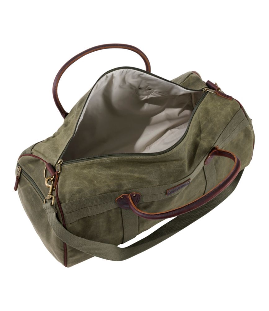 Waxed Canvas Duffle, Medium - US 6549