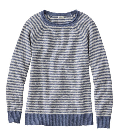 Women's Midweight Cotton Slub Rollneck Pullover Stripe - US 2950
