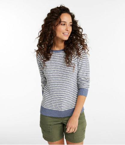 Women's Midweight Cotton Slub Rollneck Pullover Stripe - US 2950