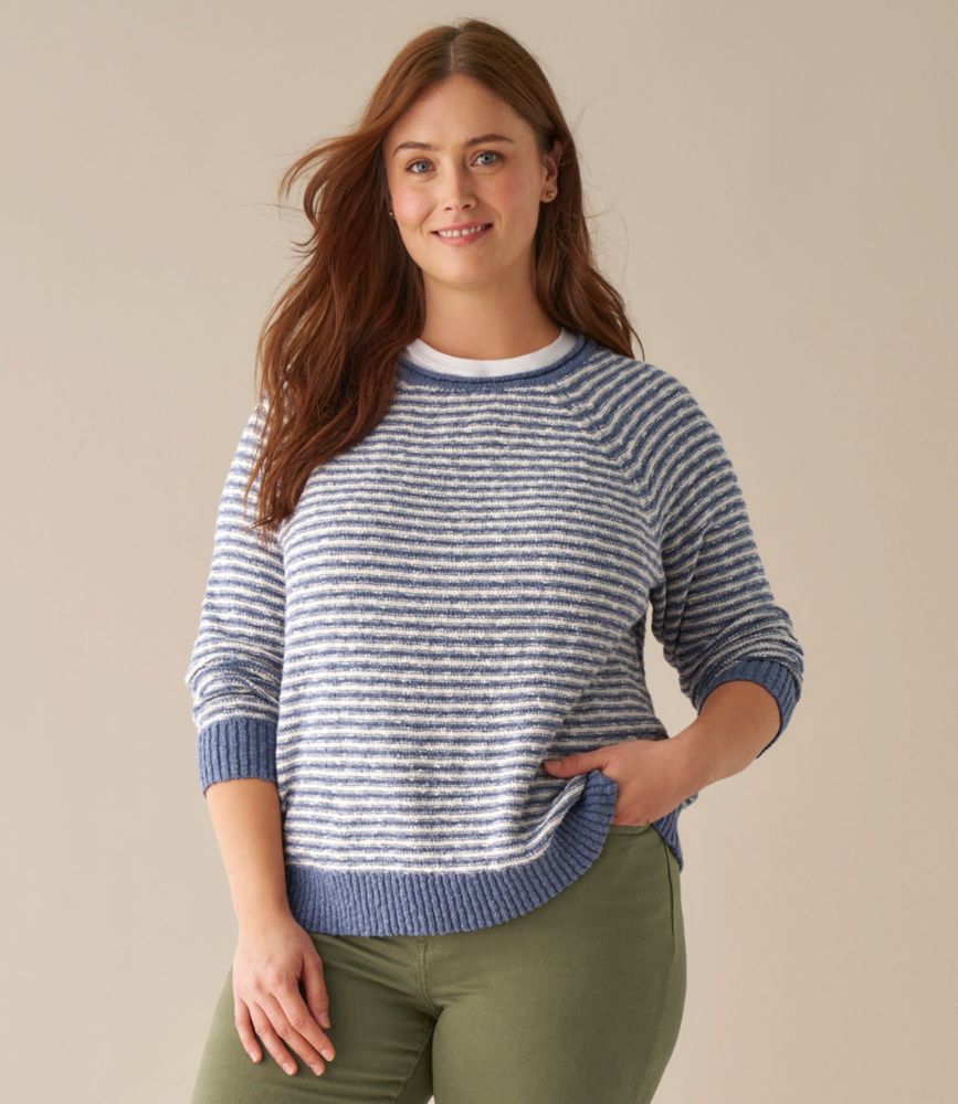 Women's Midweight Cotton Slub Rollneck Pullover Stripe - US 2950
