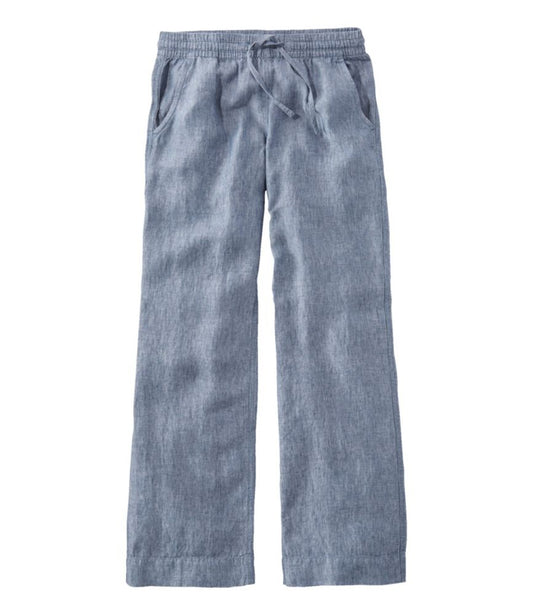 Women's Premium Washable Linen Pull-On Pants - US 3894