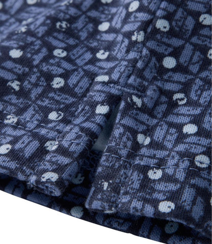 Women's L.L.Bean Tee, Three-Quarter-Sleeve Splitneck Tunic Print - US 4909