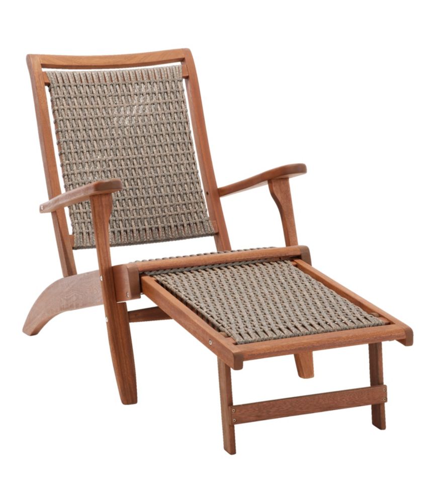 Wicker Eucalyptus Lounger - US 4216