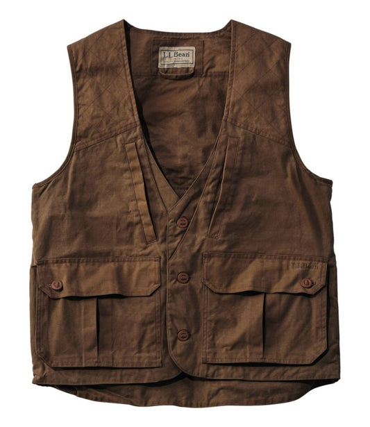 Men's Double L Waxed-Cotton Upland Vest - US 8662