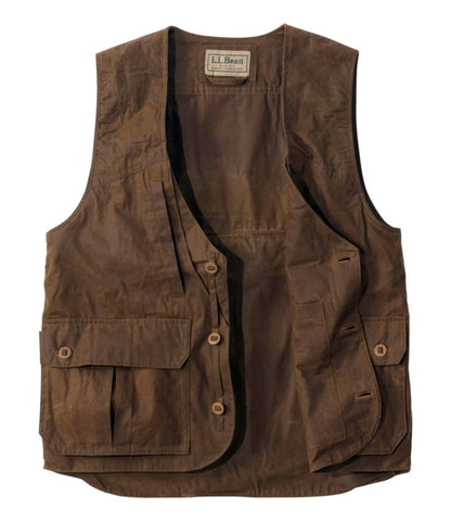 Men's Double L Waxed-Cotton Upland Vest - US 8662