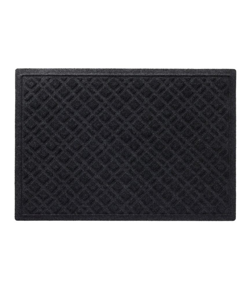 Heavyweight Recycled Waterhog Doormat, Plaid - US 6818
