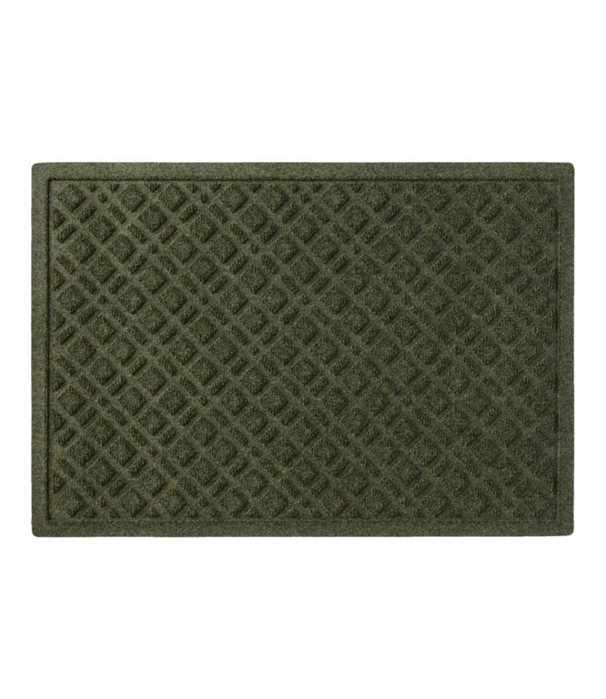 Heavyweight Recycled Waterhog Doormat, Plaid - US 9241