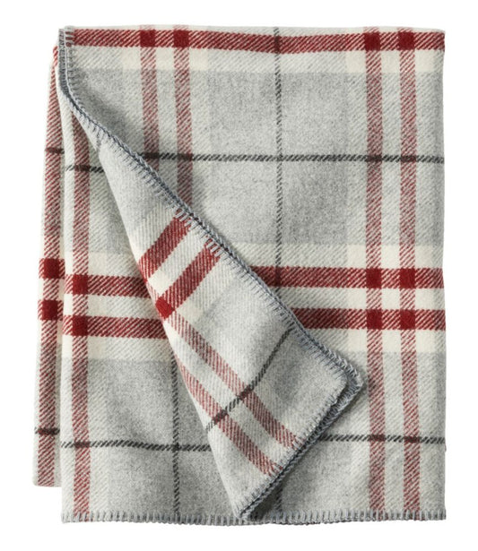 Washable Wool Blanket, Plaid - US 0636