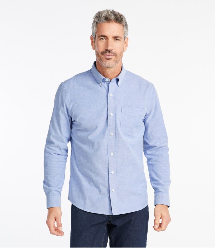 Men's Comfort Stretch® Oxford Shirt, Slightly Fitted Untucked Fit - US 6483