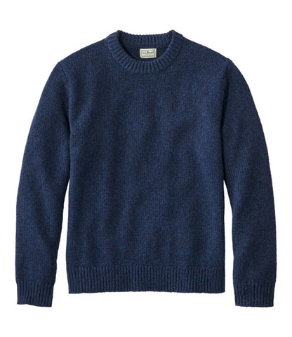Men's Bean's Classic Ragg Wool Sweater, Crewneck - US 7538