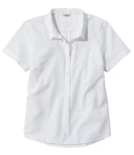 Women's Vacationland Seersucker Shirt, Short-Sleeve Popover Stripe - US 3722