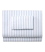 Sunwashed Percale Sheet Collection, Stripe Leaf - US 2302
