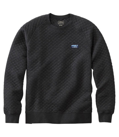 Men's Quilted Sweatshirt, Crewneck - US 4573