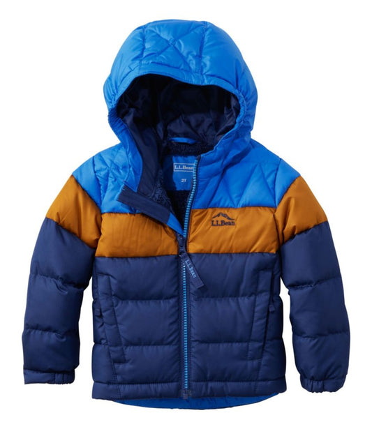 Infants' and Toddlers' Bean's Down Jacket, Colorblock - US 3525